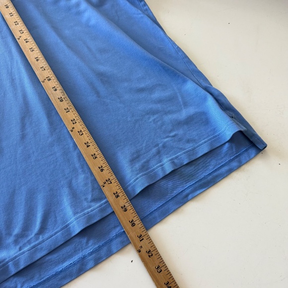 Brooks Brothers Performance Polo Baby Blue Mint Logo Collared Shirt Mens MEDIUM - Picture 8 of 8